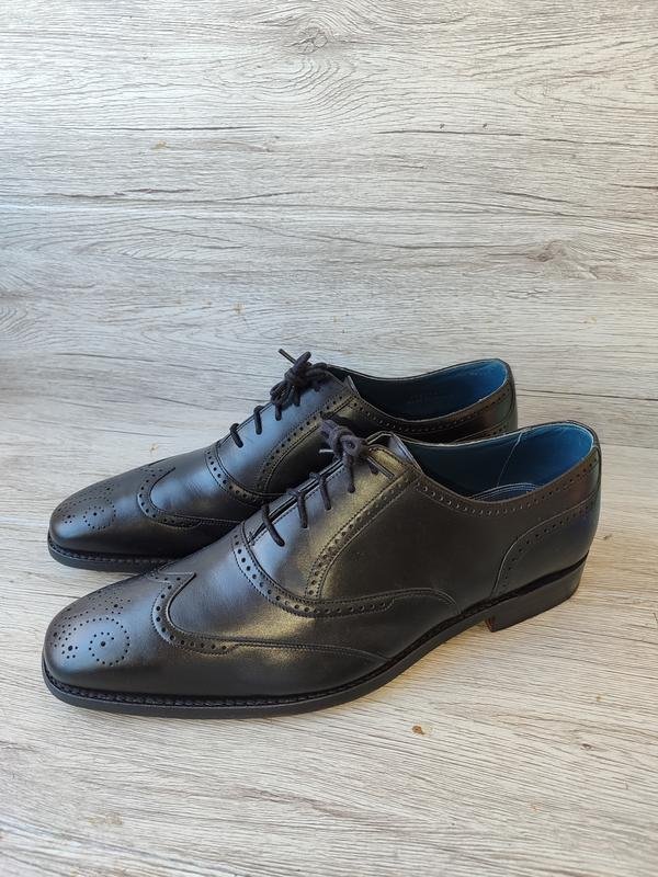 Мужские Barker Туфли Чёрные Кожа 43