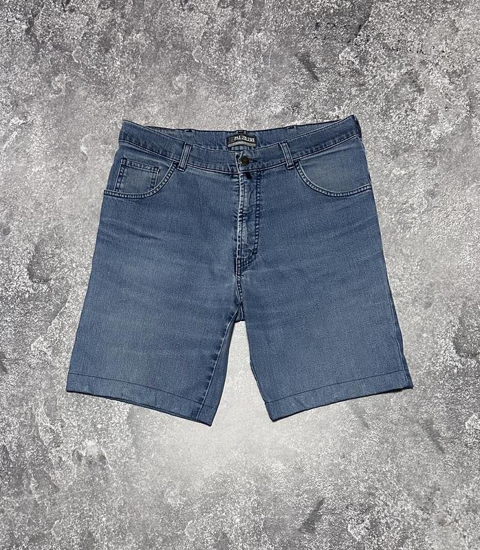 Homme Pal Zileri Shorts Bleu Marine Denim 32