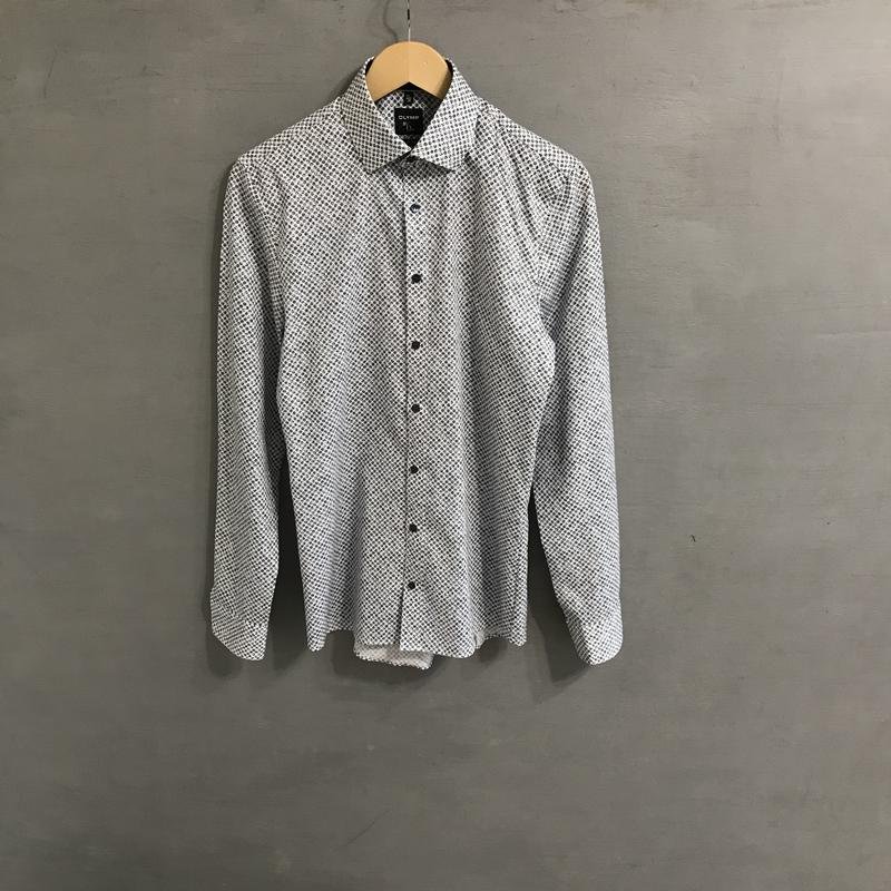 Мужской Olymp Рубашка Белая Хлопок S