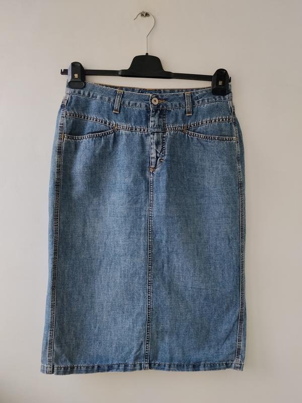 Женская Closed Юбка Тёмно-синий Хлопок L