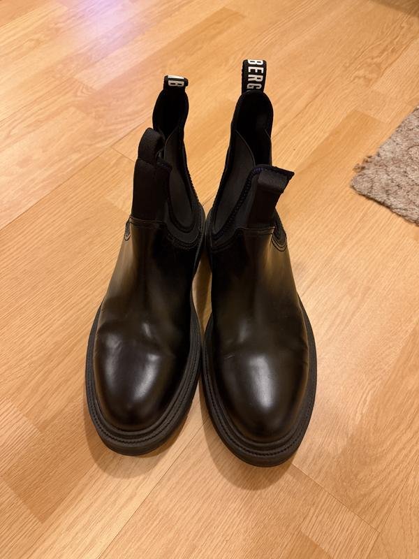 Мужские Dirk Bikkembergs Сапоги Чёрные Кожа 43