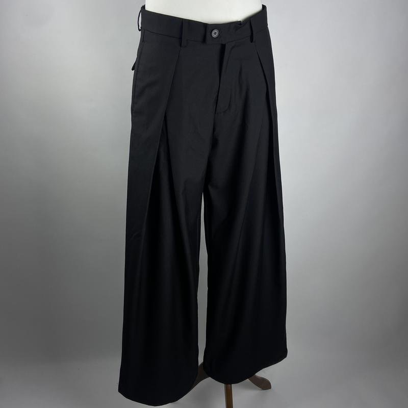 Herren Hose Schwarz Viskose M