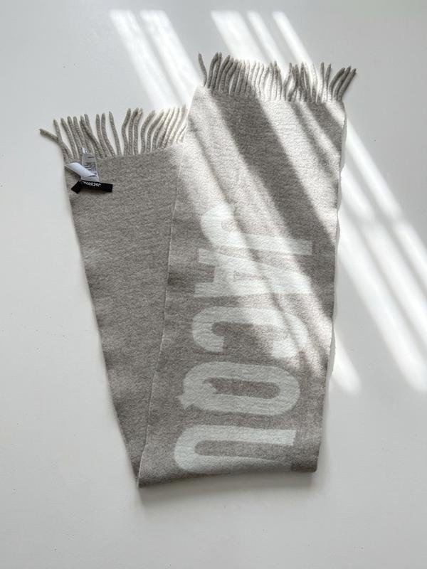 Women Jacquemus Scarf Beige Wool