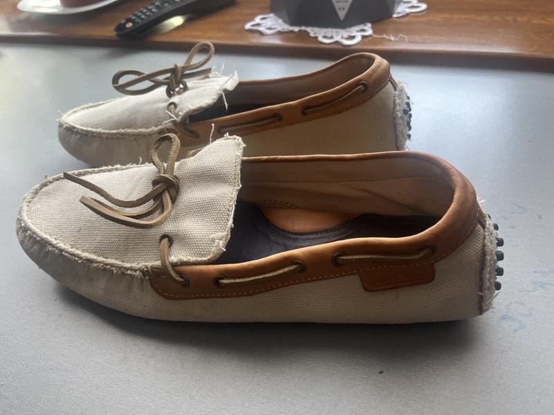 Homme Cole Haan Mocassins Beige Tissu 41.5