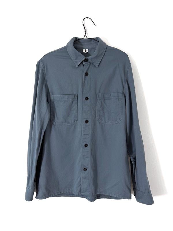 Homme ARKET Veste Bleu Marine Coton L