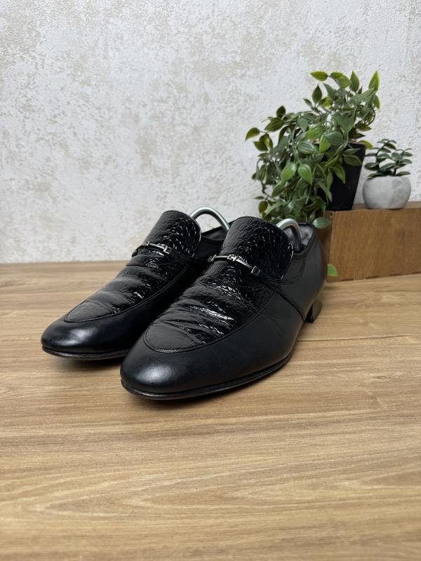 Мужской Barker Туфли Чёрный Кожа 44