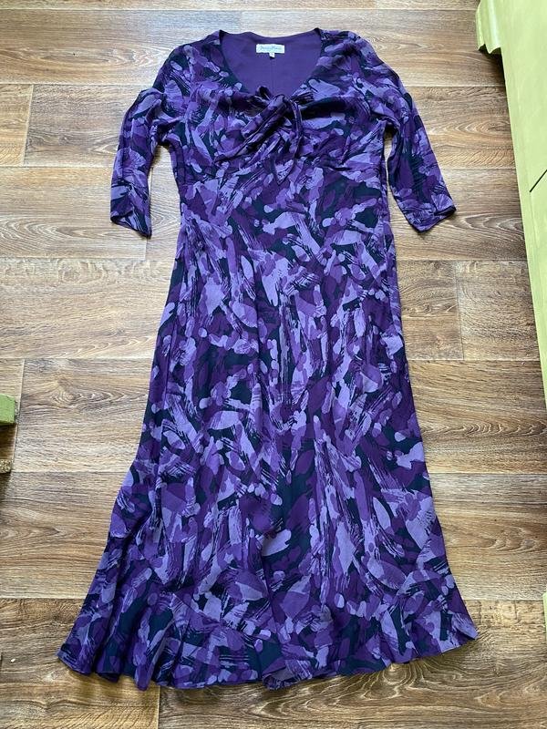 Femme American Vintage Robe Violet Viscose XL