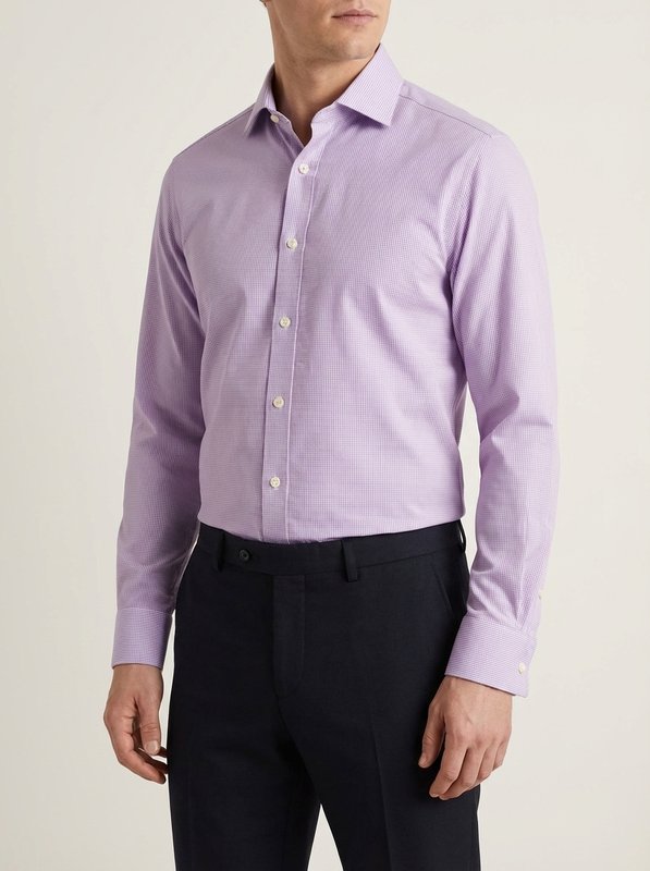 Мужской Charles Tyrwhitt Рубашка Белая Шерсть M