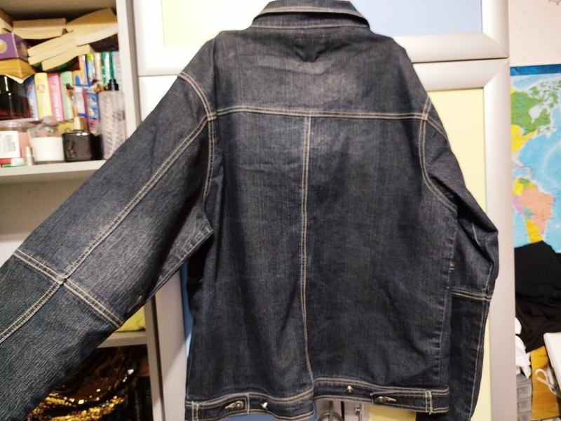 Мужской Brioni Жакет Серый Джинс M