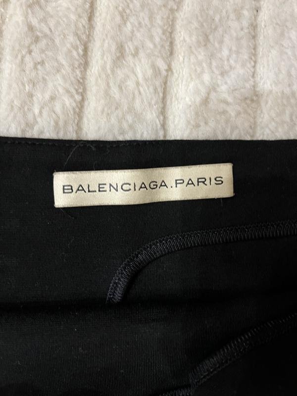 Women Balenciaga Skirt Black Cotton S
