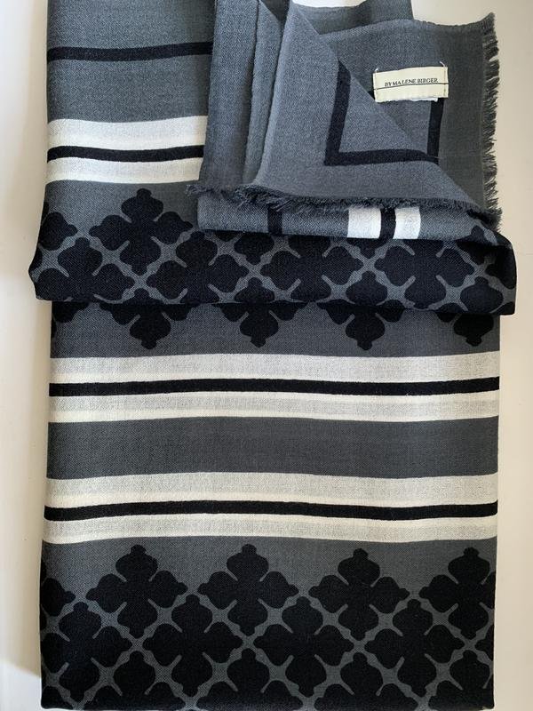 Женский By Malene Birger Шарф Чёрный Шерсть