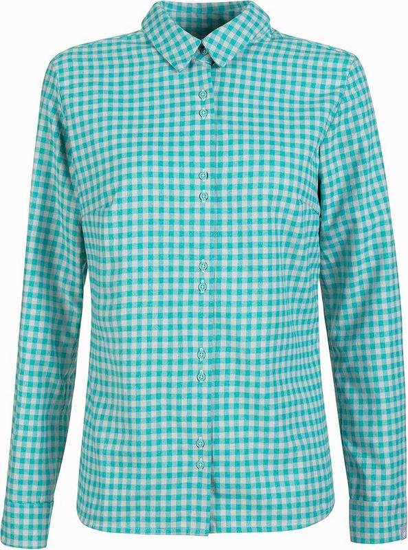 Damen Mammut Hemd Türkis Flanell S