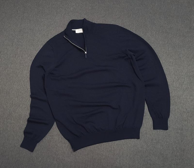 Homme Gran Sasso Pull Bleu Marine Laine M