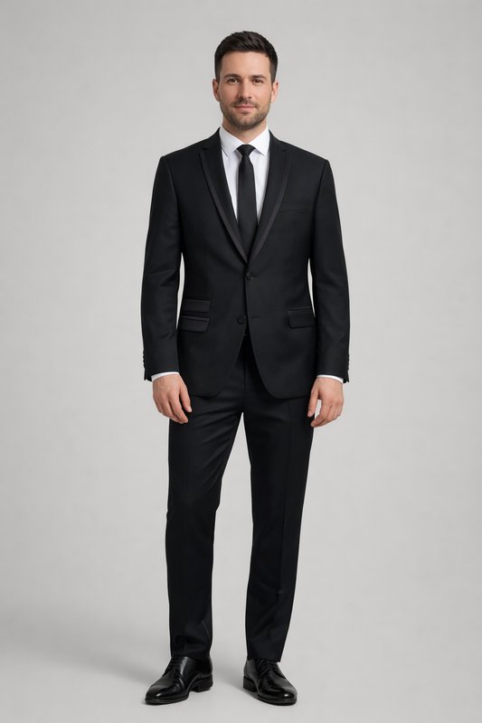 Мужской Cinque Костюм Чёрный 46