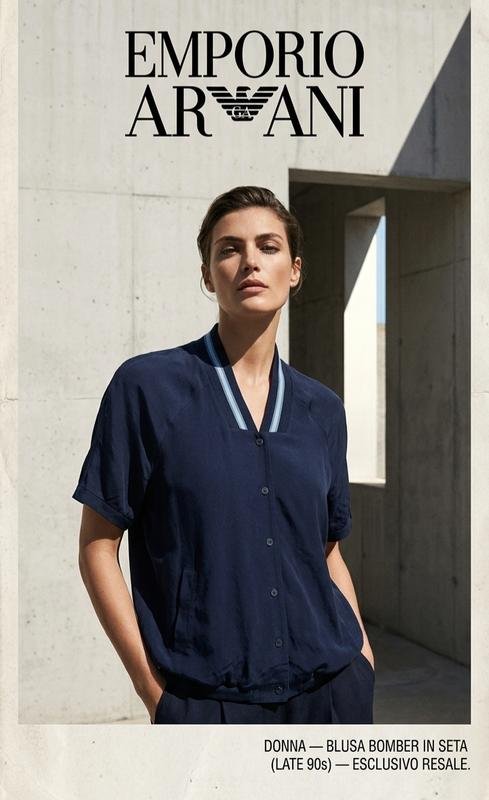 Femme Emporio Armani Chemisier Blanc Viscose XS