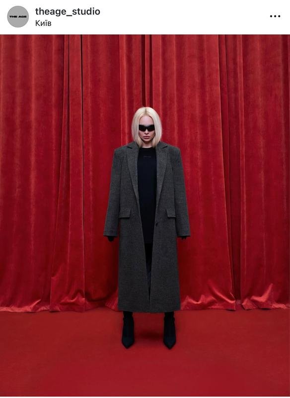 Women The Age Coat Grey M