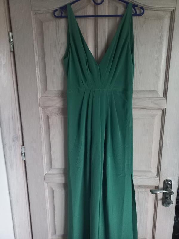 Damen Blumarine Kleid Grün Seide XXS