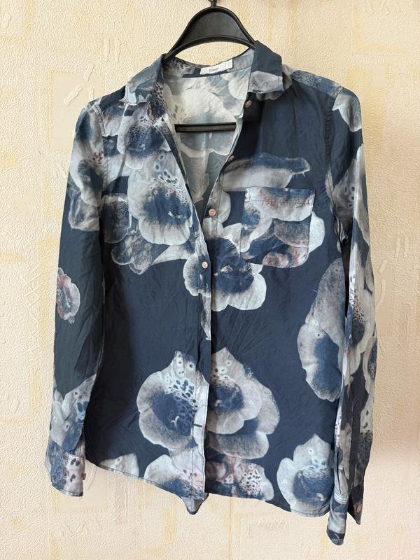 Женская Closed Блуза Тёмно-синий Шёлк S