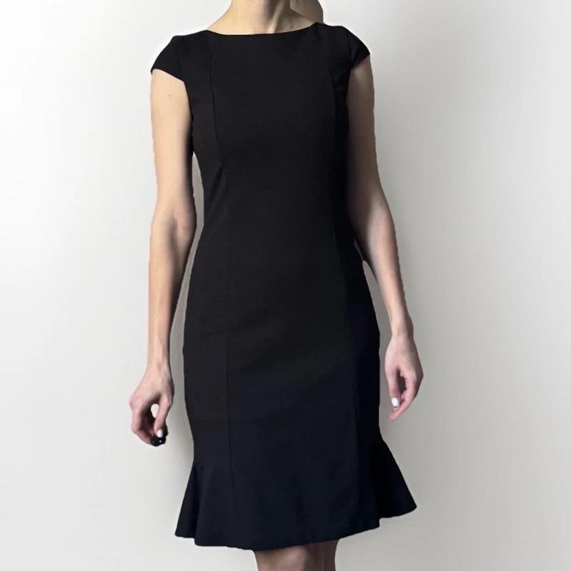 Женский Trussardi Платье Чёрный Эластан S