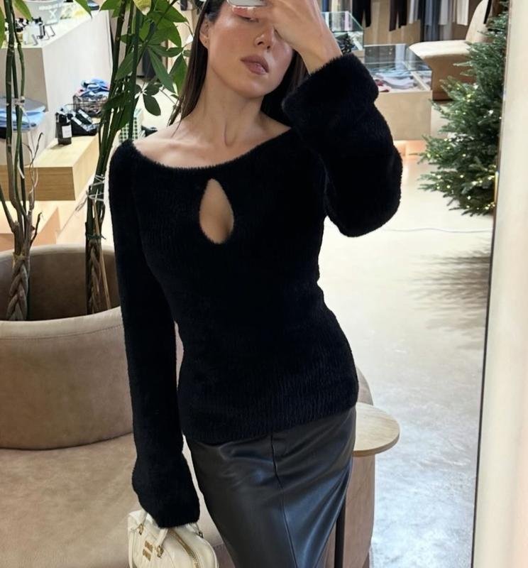 Women 7th Heaven Sweater Black  S