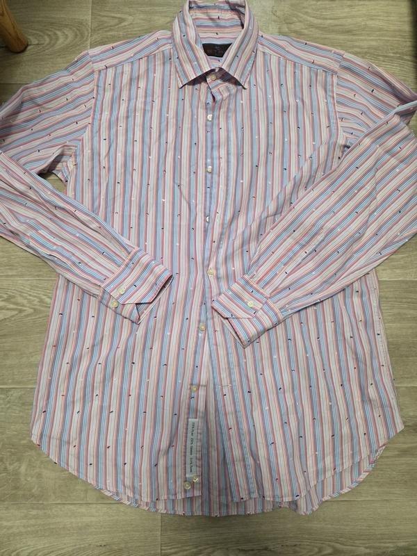 Uomo Etro Camicia Rosa Cotone M