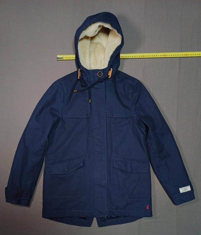 Женский Joules Куртка Чёрный Хлопок ХS