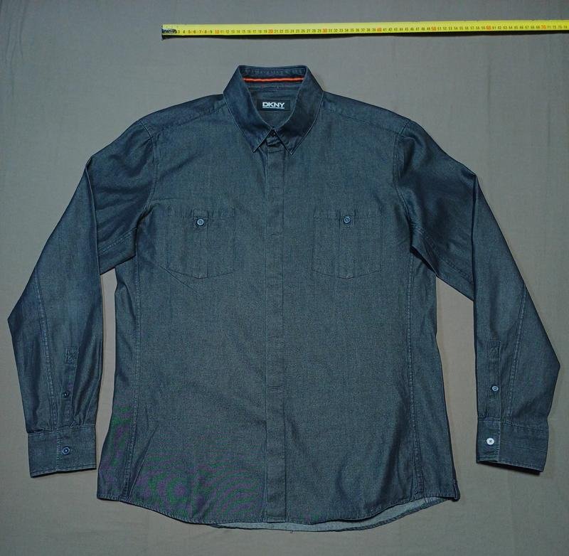 Uomo DKNY Camicia Grigia Cotone L