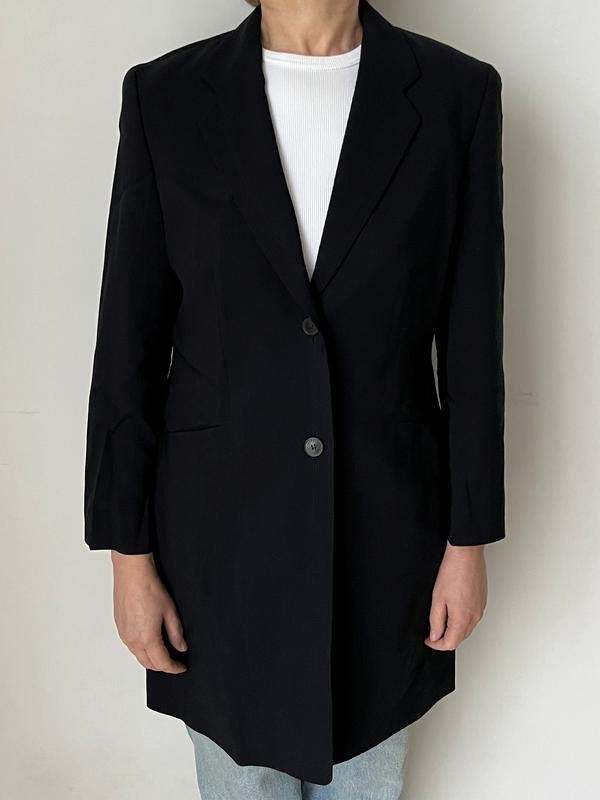 Женский Cerruti Пиджак Чёрный Шерсть M