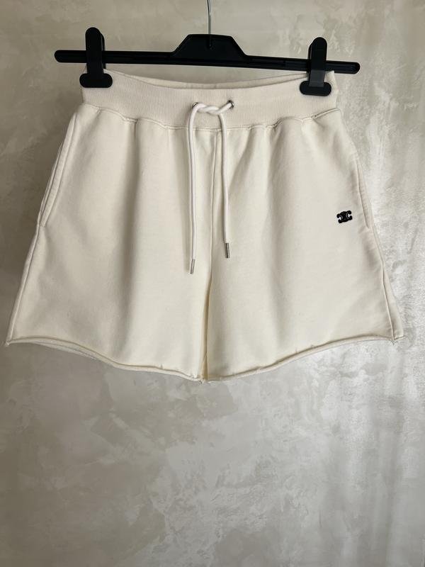 Женские Celine Шорты Бежевый Хлопок M