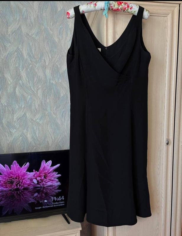 Femme Armani Collezioni Robe Noire Soie 40