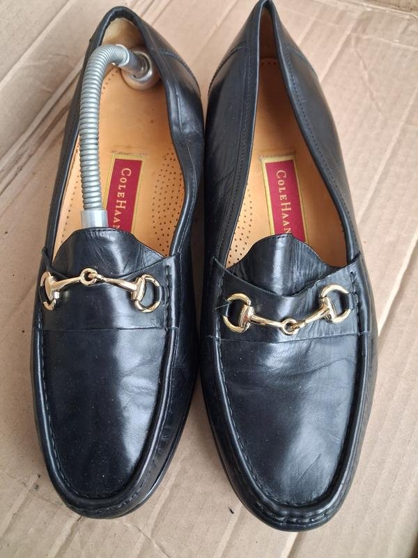 Herren Cole Haan Schuhe Schwarz Leder 43