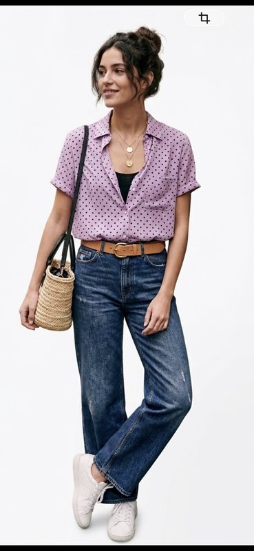 Femme Cacharel Chemisier Violet Soie M