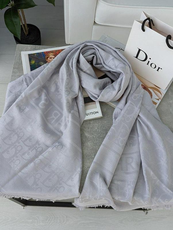 Sciarpa Dior Multicolore Cashmere Seta 70x180