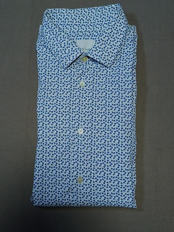 Мужской Paul Smith Рубашка Белая Хлопок L