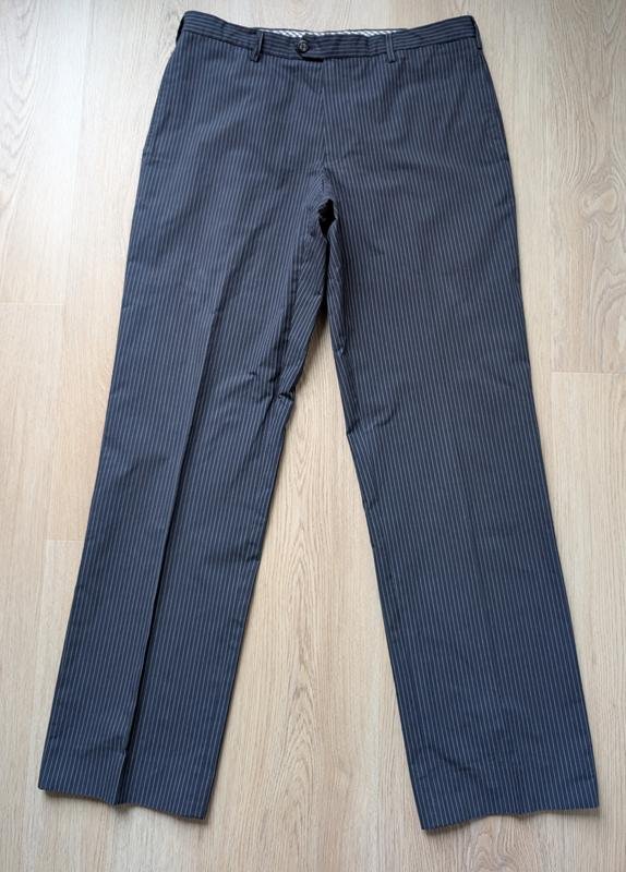 Uomo Etro Pantaloni Blu Navy Cotone 52
