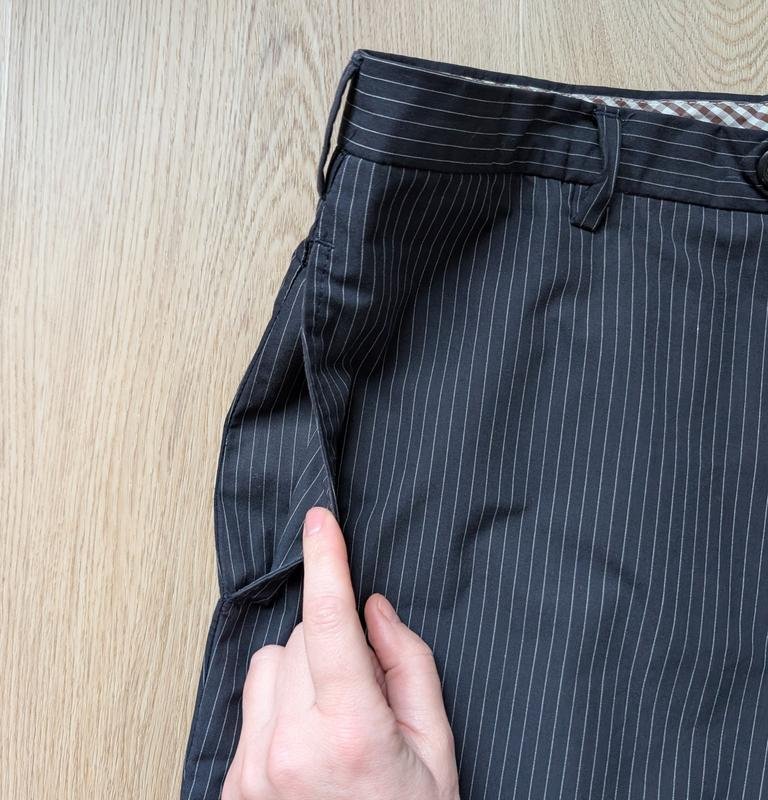 Uomo Etro Pantaloni Blu Navy Cotone 52