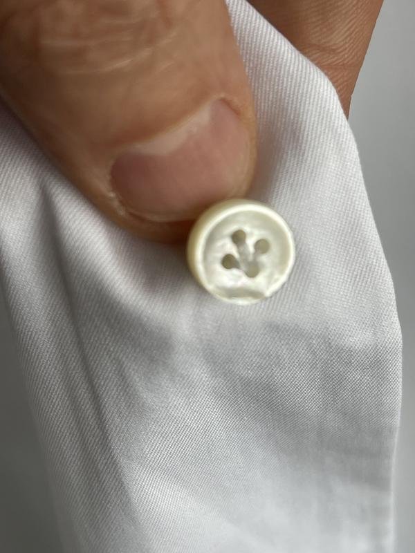 Men Barba Napoli Shirt White Cotton M