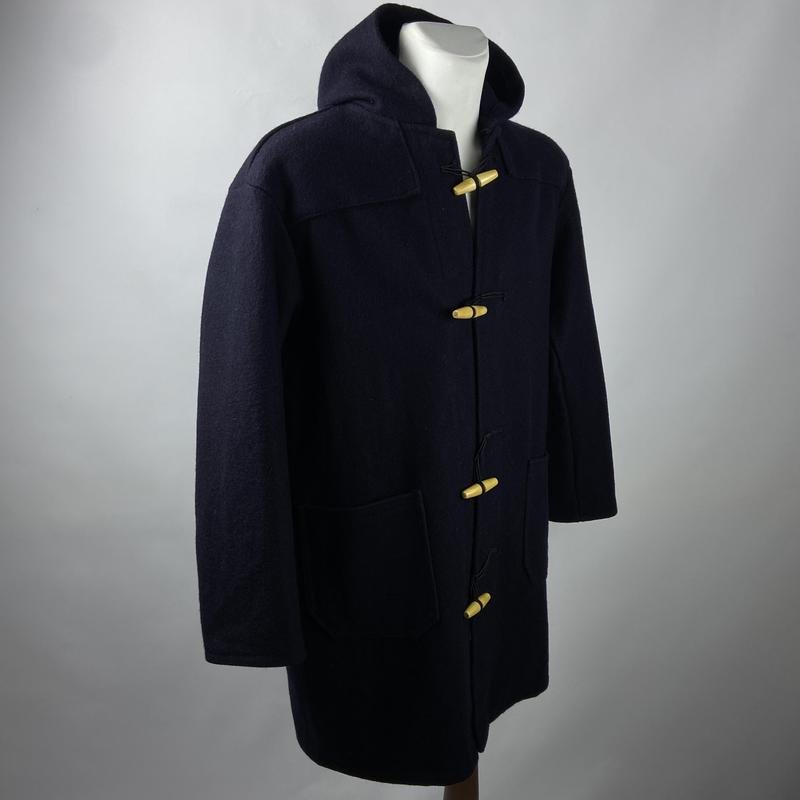 Homme No Name Manteau Bleu Marine Laine M
