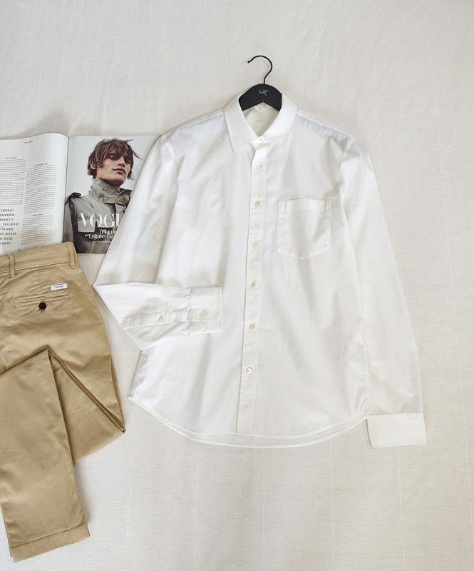 Homme ARKET Chemise Blanche Coton 46