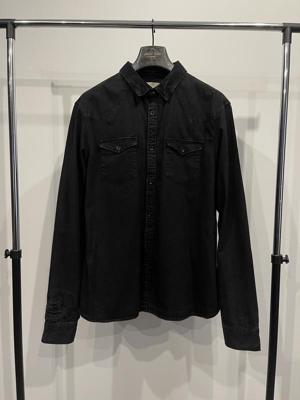 Homme AllSaints Chemise Noir Coton XL