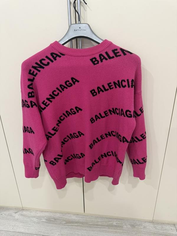 Women Balenciaga Sweater Pink Wool M