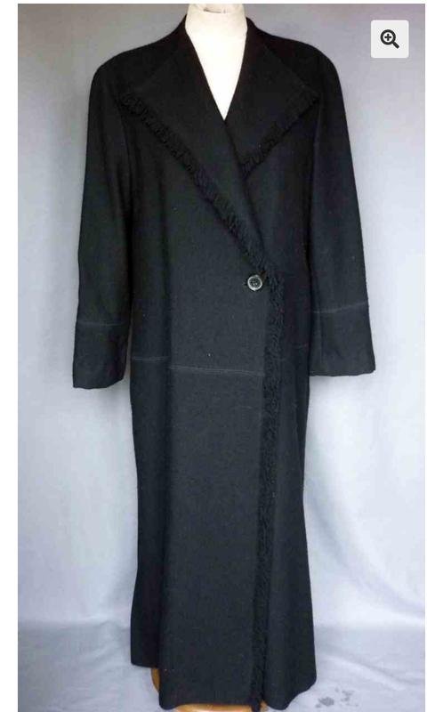 Donna Jean Paul Gaultier Cappotto Nero Lana XL