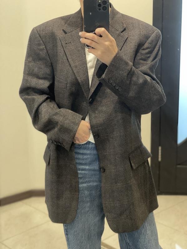 Damen Barutti Sakko Braun Wolle M