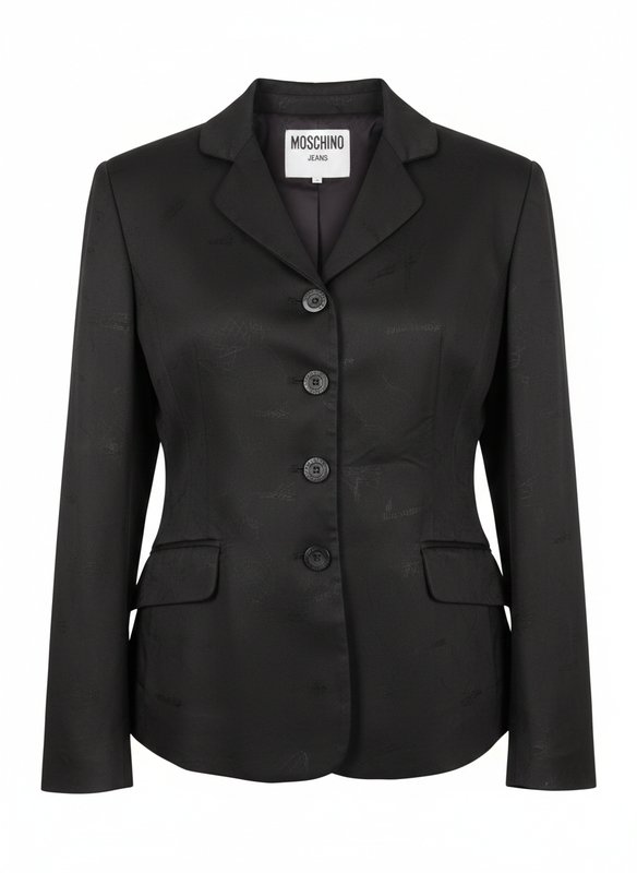 Женский Moschino Пиджак Чёрный 36