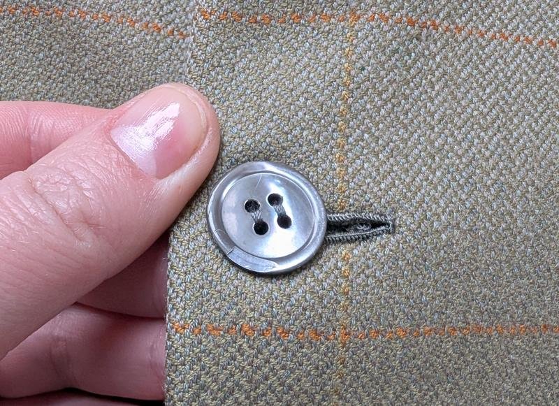 Мужской Brioni Пиджак Оливковый Шерсть 38