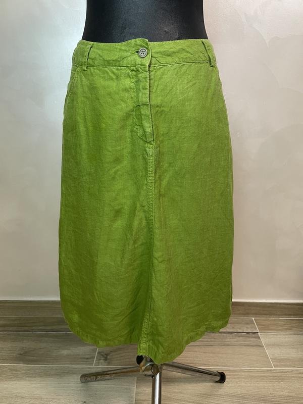 Donna C.P. Company Gonna Verde Lino L