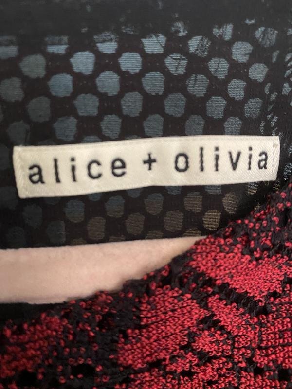 Женское Alice + Olivia Платье Красное M