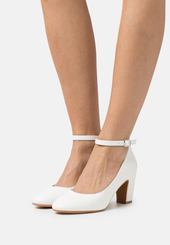 Damen Anna Field Absatzschuhe Weiß Kunstleder 39.5