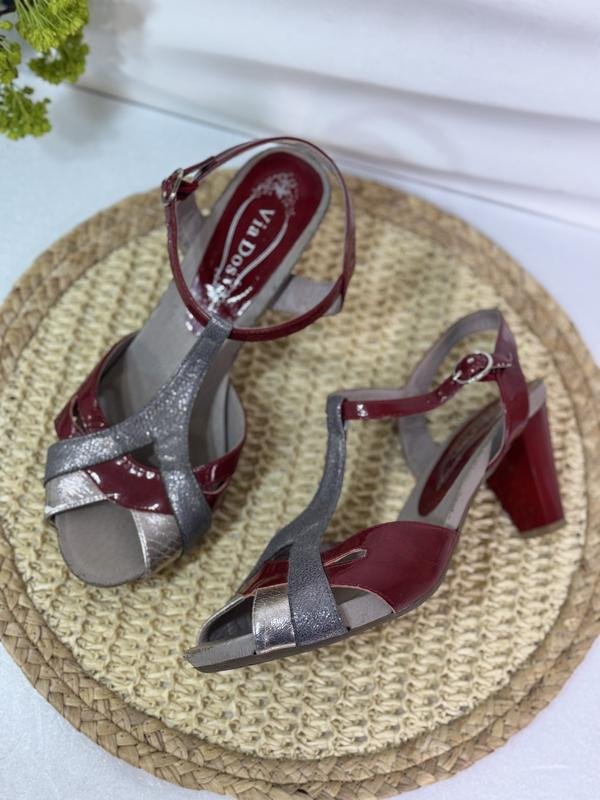 Damen Via Masini 80 Absätze Himbeere Synthetik 40