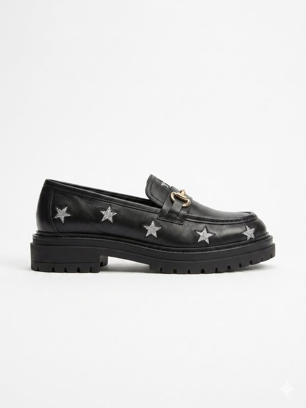 Donna Dune London Mocassini Nero Pelle 39
